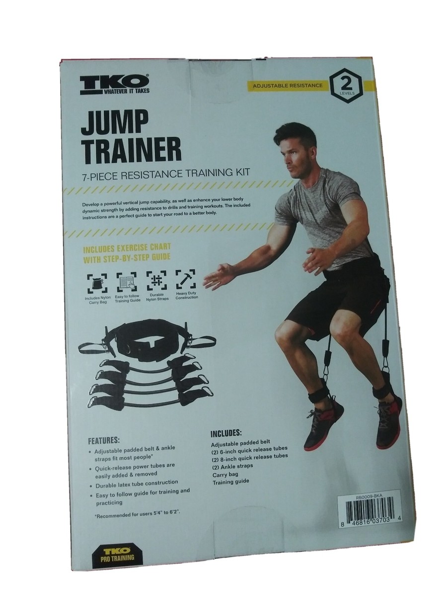 TKO JUMP TRAINER 7 PIECE RESISTANCE TRAINING KIT BRAND NEW