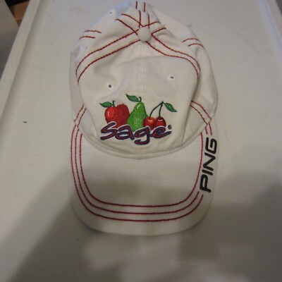 Ping Apparel  SAGE adjustable 100% Golf Wearable Hat   Great Rare Find