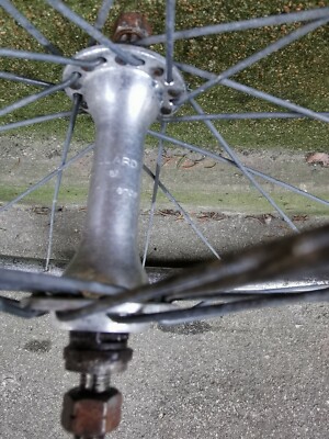 Vintage moyeux vélo jante roue avant SACHS MAILLARD 18 old bike vélo