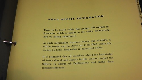 NMRA Member Binder of Papers National Model Railroad Association 1962 1967 Rare - Picture 5 of 20