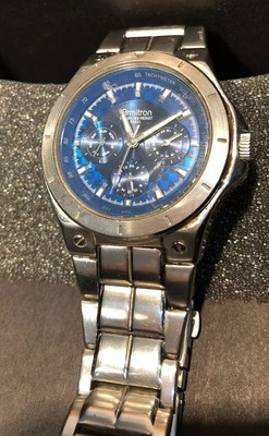 armitron men's watch blue face