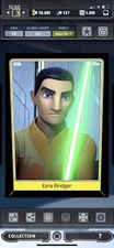 Topps Star Wars Digital Card Trader Tier 7 - Black Ezra Bridger S5 Base
