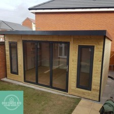 Image of 18X10 Summerhouse w/Bifold doors & 2 windows -PRICE IN DESCRIPTION