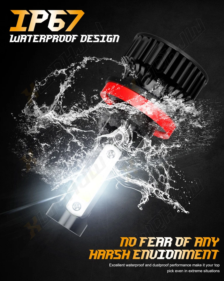 Kit combinado de faros LED + faros antiniebla 6000 k para Toyota Highlander 2014-2019 Foto 4 de 4