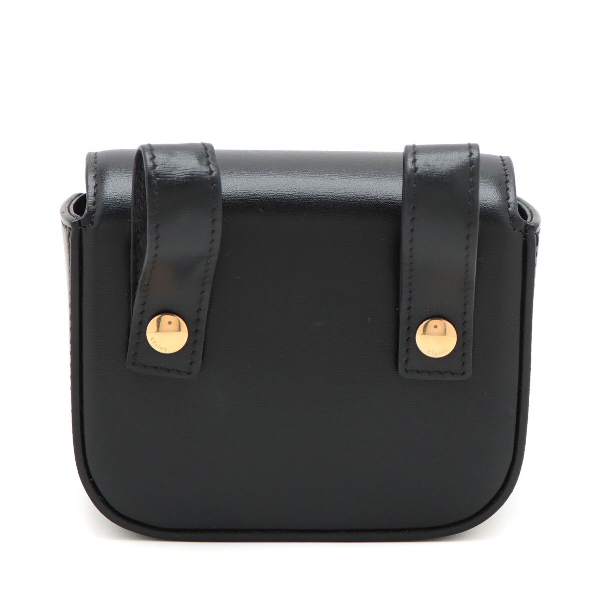 【人気/関税/送料込み】 (W) Celine Small Triomphe Belt in Smo IMG_4179.jpg?v=1745276076&
