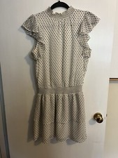 Express Petite Polka Dot Dress