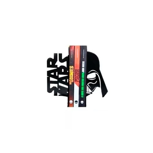 Star Wars Buchstütze. Schwarzer Buchhalter mit Star Wars Motiv wirklich süß. 2 - Bild 1 von 1