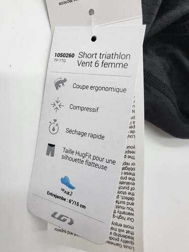 Garneau Black With Stripe Padded Bike Shorts Women’s Size XL - Picture 8 of 8