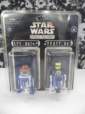 Disney World Parks Star Wars Droid Factory Build Your Droid Goofy and Spy Bot