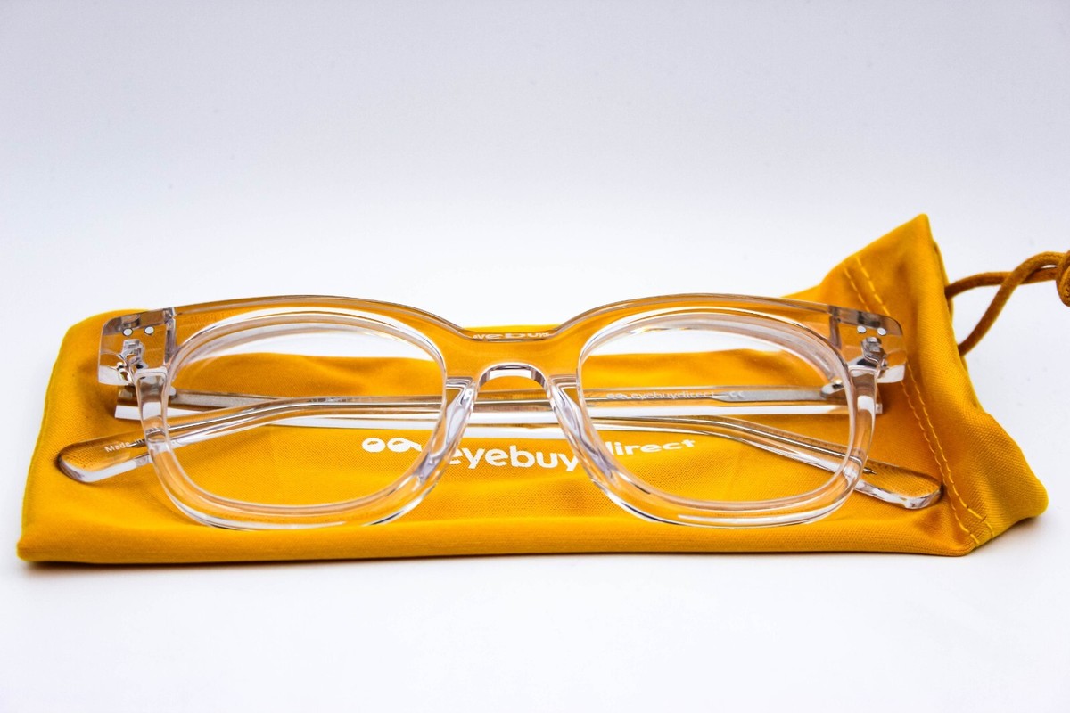 Eyebuydirect Romy Clear C3 Square Eyeglasses Frames 49-22