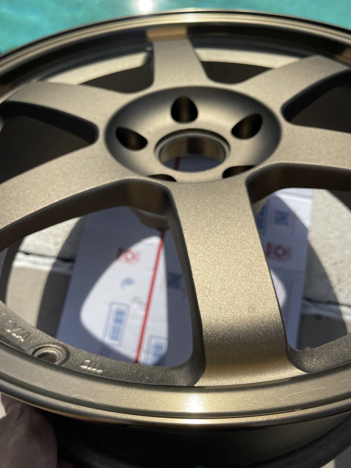 Volk Racing Rim Watch Rays TE37 wheel 18x7.5+30 5x114.3 Volk Racing rim STi S13 S14 FD FC ...