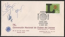 LIONS CLUB/COVER-ARGENTINA 1970-SPECIAL CANCELLATION-"14 TH CONVENTION "