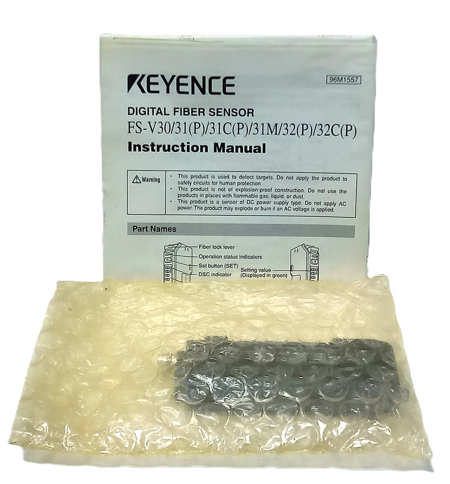 KEYENCE FS-V31CP 12-24 V DC 100 mA Fiber Optic Photoelectric Switch - Image 2 of 4