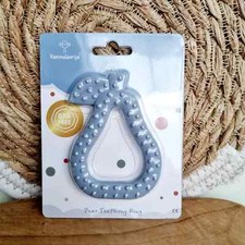Rammelaartje Blue Silicone Pear Shaped Sensory Gifts