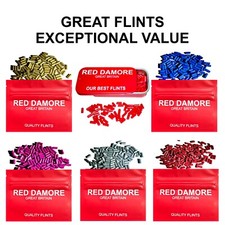 Lighter Flints VARIOUS COLOURS Lighters Flint for Lighter Flints RED DAMORE 