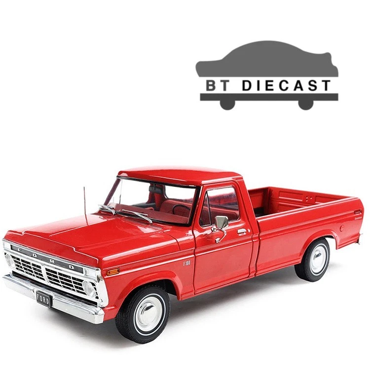 IXO MODEL Ford F-100 Pick-up de 1974, escala 1/18, color rojo Candy Apple (U18RDC003)