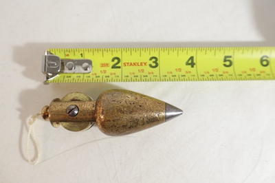 #ad STANLEY # 1 or 2 ? PLUMB BOB GOOD USED CONDITION MUST SEE $120.00