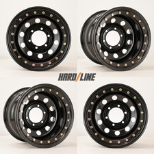 4 x 15" Steel Wheels fits Mitsubishi L200 Hardline BLOC 6x139.7 ET-32