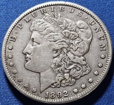 1892-CC Morgan Dollar Excellent Condition Tough Date!
