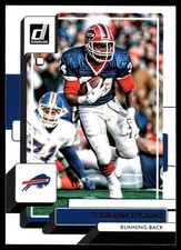 Thurman Thomas 2022 Donruss #114 Bills NFL READ FREE SHIPPING AutographDen