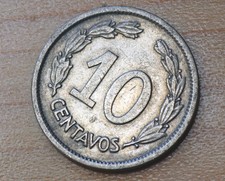 1937 Ecuador 10 Centavos