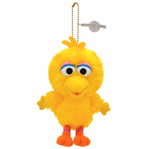 [Universal Studios] Sesame Street Big Bird Plush Keychain From JP NEW