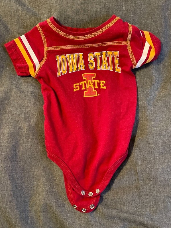 NCAA Iowa State Cyclones Infant 3-6 Months Colosseum Brand One Piece Body Suit