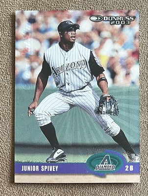 2003 Donruss - Junior Spivey #231 /291 Career Stat Line (SN) Diamondbacks Foil