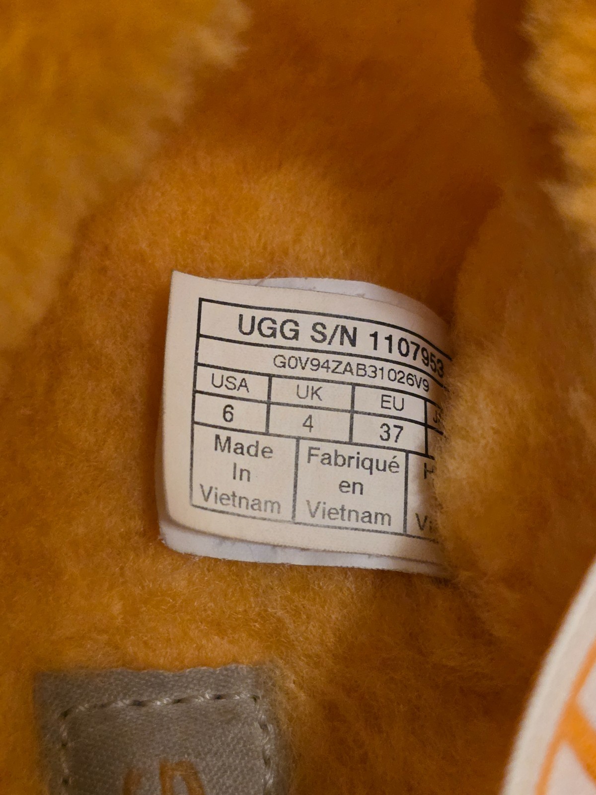 Orange Ugg size 6 - image 3