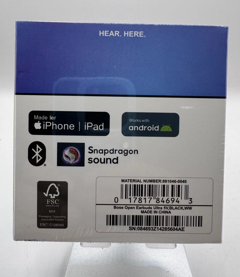 Bose Ultra Open Earbuds Wireless Bluetooth New Blue Limited Edition - Image 3 of 3