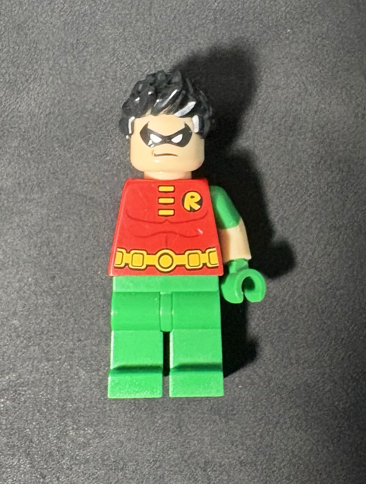 LEGO Batman Robin Minifigure 76035 Jokerland FOR PARTS ONLY (READ)