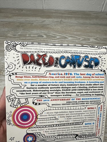 DAZED AND CONFUSED CRITERION COLLECTION RICHARD LINKLATER 2-DISCDVD BOX SET NEW - Picture 4 of 8