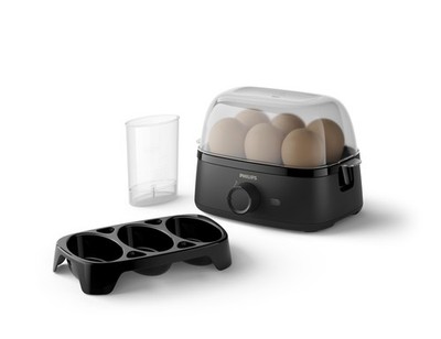 Philips Eierkocher 3000 Serie Familiengröße bis zu 6 Eier (weich mittel hart
