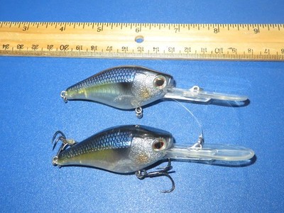Lot of 2 Nomad Design D-Trak Freshwater Extra Deep Diving Crankbait