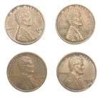 1938-S  LINCOLN CENTS - 4 coin lot - all S         -combined shipping available