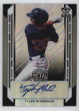 2021 Leaf Metal Draft Black Rainbow /15 Tyler McDonough #BA-TM4 Auto 1pe6