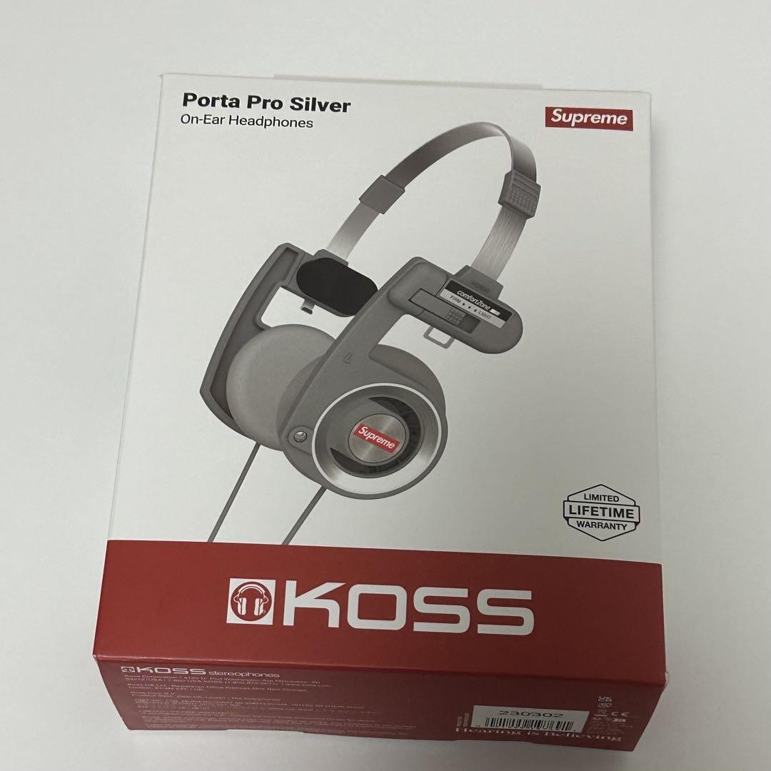 Supreme KOSS Porta Pro Optic Silver Headphones | eBay