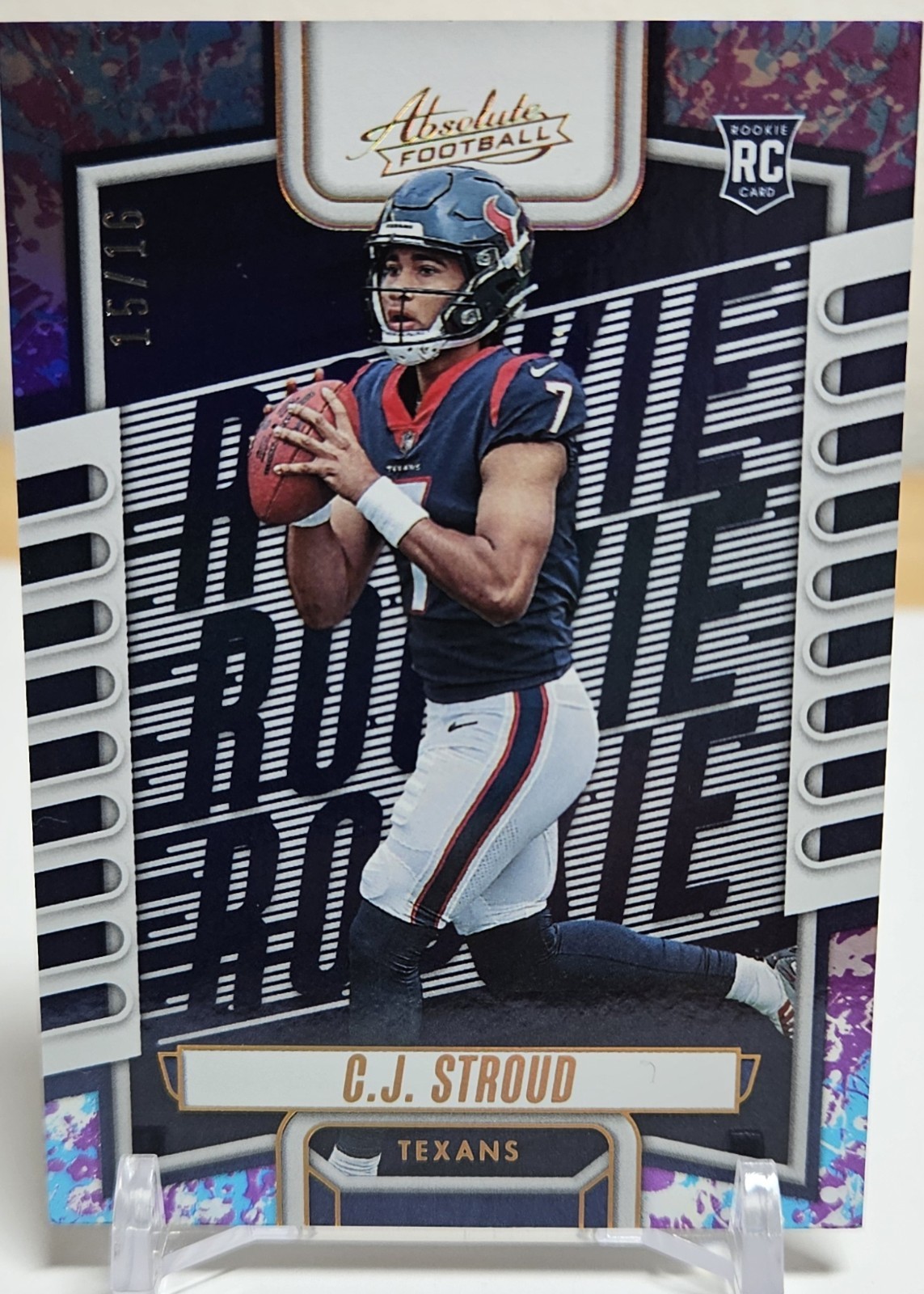2023 Panini Absolute - Rookies C.J. Stroud #102 Splash Spectrum /16 (RC)