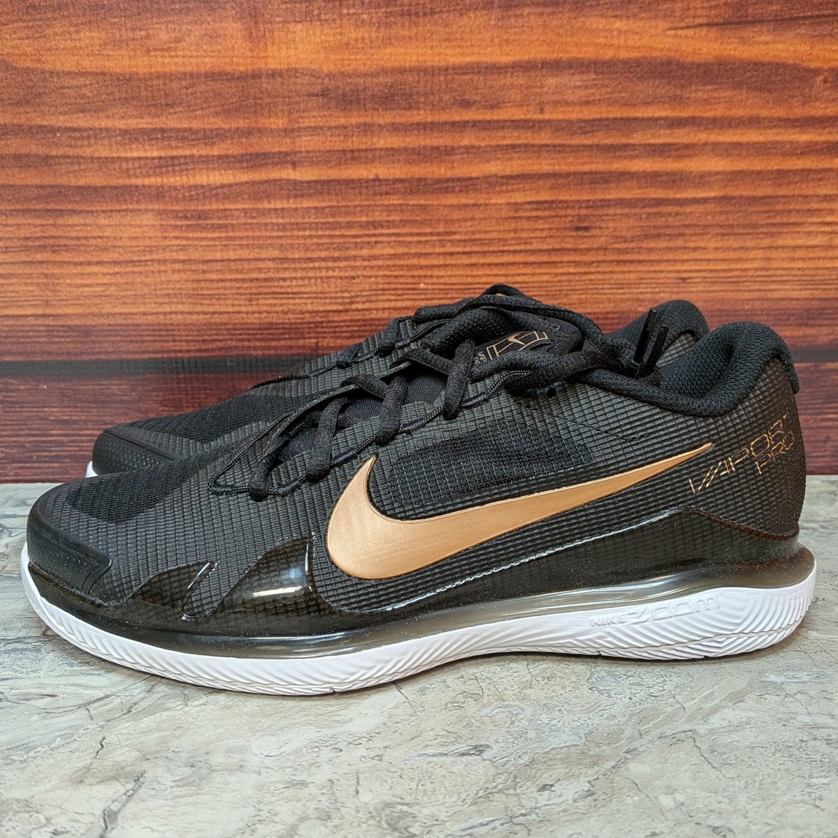 Women's Size 8 Nike Air Zoom Vapor Pro Hard Court Black Tennis