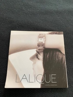 Watch Catalog / Catalogue montres LALIQUE 10 Seiten (ca. 2003) Französisch und Jahr