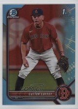 2022 Bowman Draft Chrome Sky Blue Refractor Cutter Coffey #BDC-200 1t2c