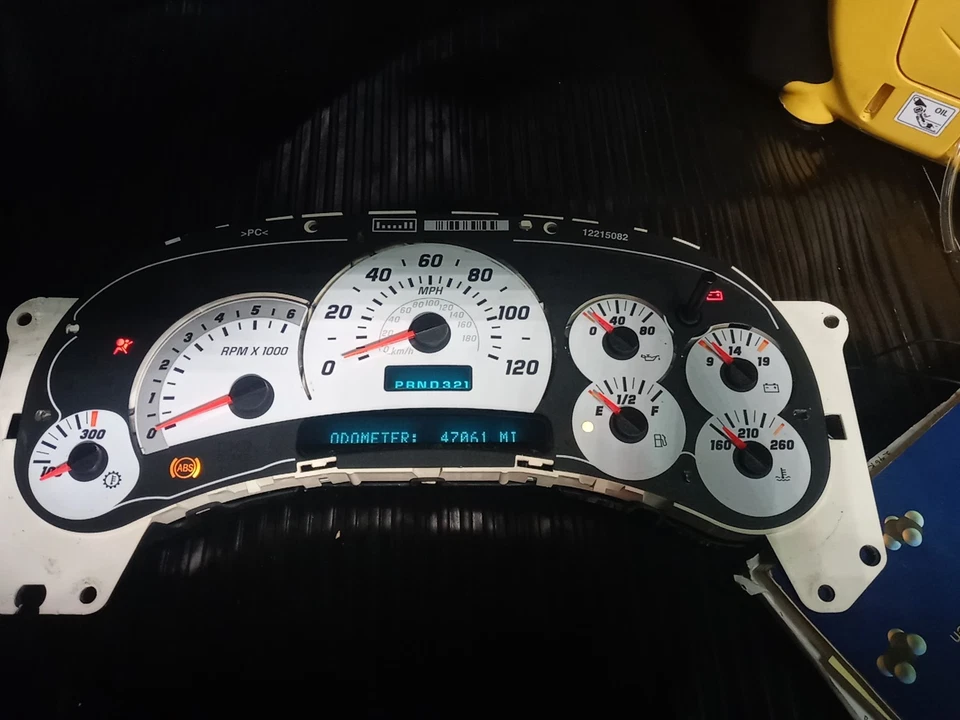 Falta cubierta de lente Hummer H2 MPH instrumento velocímetro grupo DSWF 15179500 Foto 2 de 4