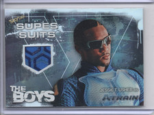 Tarjeta de disfraz reliquia tren A Skybox The Boys Supes Suits 2025 SSP-8 RARA MUY BUENA CONDICIÓN