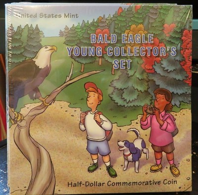 2008-S UNC BALD EAGLE CLAD HALF DOLLAR ~ YOUNG COLLECTOR'S SET ~ *SEALED PACK*