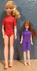 Vtg 1973 Sun Set Malibu Skipper? Barbie Doll Blonde & Vtg Pippa Dawn doll etc