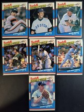 1987 Fleer Baseball's Exciting Stars Hall of Fame and Star Lot of 7