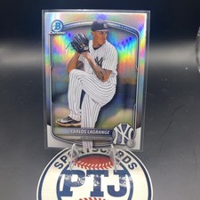 2025 Bowman Draft Chrome Refractor BDC-132 Carlos Lagrange, New York Yankees