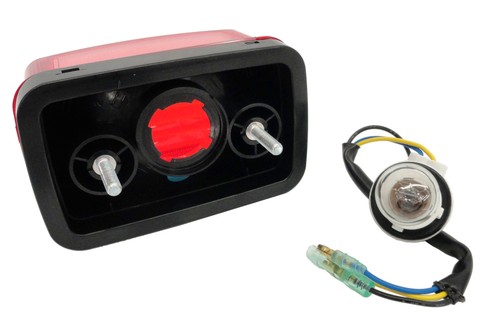 CRU Products Taillight Light Lens Harness Bulb for Yamaha 02-05 YFM350 Wolverine - Picture 2 of 2