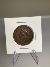 1836 Coronet Head Large Cent Toned