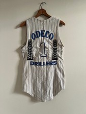 Crescent City New Orleans Odeco Drillers Jersey Oil Derrick Vintage Shirt S FL